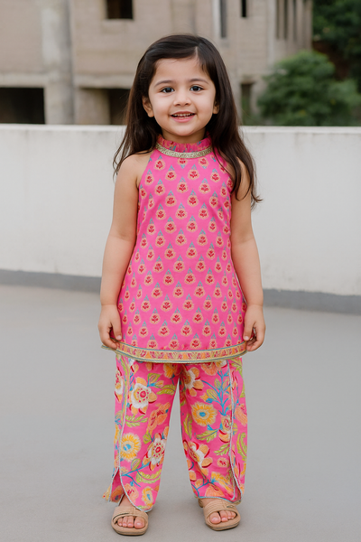 Peplum Dhoti Set-S1903