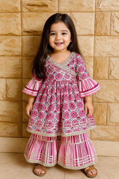Kurti Sharara Set-S2251
