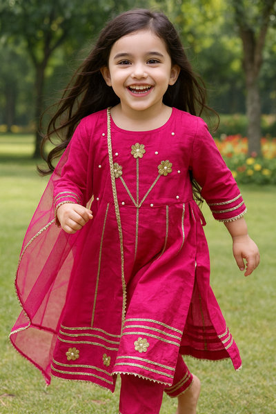 Anarkali Suit with Dupatta