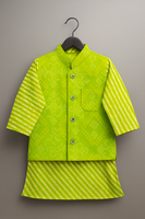 Boy kurta pajama and jacket set 🍏-S464
