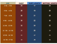 Heavy Cotton Kurti Sharara And Dupatta Set-S2000