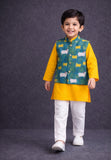 Kurta Pajama And Jacket Set-S1128