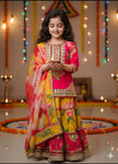 Heavy Cotton Lehanga Choli And Dupatta Set-S5000