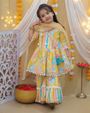 KURTI SHARARA AND DUPATTA SET-S2131