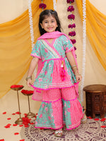 KURTI SHARARA AND DUPATTA SET-S21