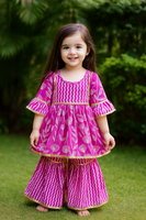 Kurti Sharara Set-S2429