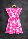 COTTON FROCK TIE AND DYE-S87