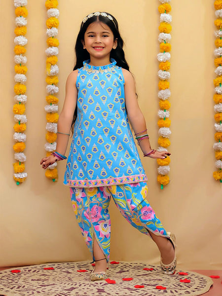 Peplum Dhoti Set-S1902