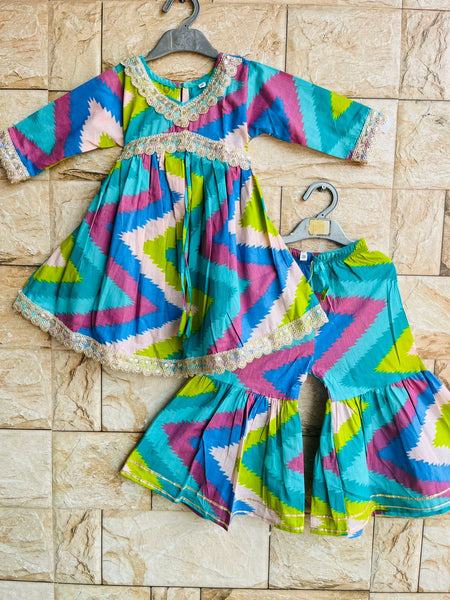 Kurti Sharara Set