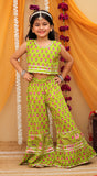 Shrug Choli And Sharara Set-S819