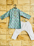 Boy kurta pajama set 🫐-S575