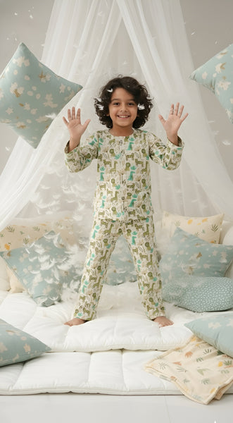 Unisex Cotton Night Suit-S739