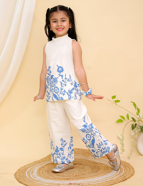 Cotton Girl Co-ord set with scrunchies