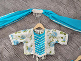 Lehanga choli And dupatta necklace pattern-S189