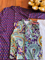 KURTA PAJAMA AND JACKET SET-S2278