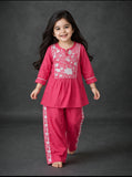 Co-ord set with yog embroidery♥️-S1092