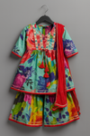 KURTI SHARARA WITH MIDDLE SLIT-S465