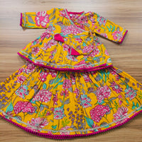 Angarakha Kurti And Skirt Set-S1029