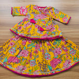 Angarakha Kurti And Skirt Set-S1029
