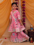 KURTI SHARARA AND DUPATTA SET-S625