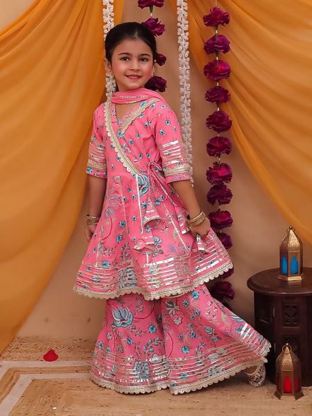 KURTI SHARARA AND DUPATTA SET-S625