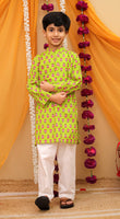 kurta and cotton pajama set-S898