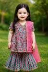 Angarakha sharara and dupatta set-S1591