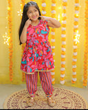 KURTI AFGANI AND JACKET(3 PC)-S56