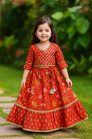 Cotton lehanga choli set 🧡-S1162