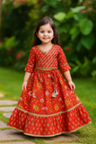 Cotton lehanga choli set 🧡-S1162
