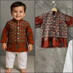 Kurta Pajama and Jacket set-S297