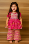 Kurti and Sharara set pink 🩷-S203