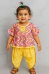 Girl dhoti yellow-S2231