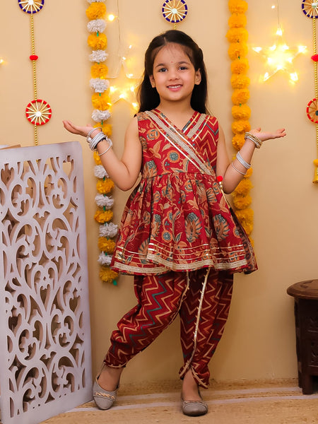 KURTI AND DHOTI SET-S1390