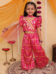Plazzo choli and dupatta set