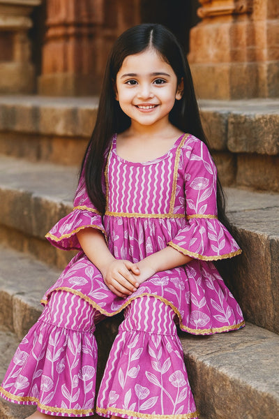 Kurti Sharara Set-S2429
