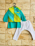 Boy kurta pajama and jacket set 🔰-S667