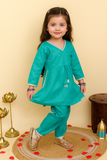 Kurti Pant Set glace cotton-S1960