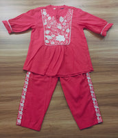 Co-ord set with yog embroidery-S1091