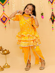 KURTI DHOTI AND DUPATTA SET-S1061