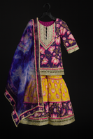 Heavy Cotton Kurti Sharara And Dupatta Set-S2000