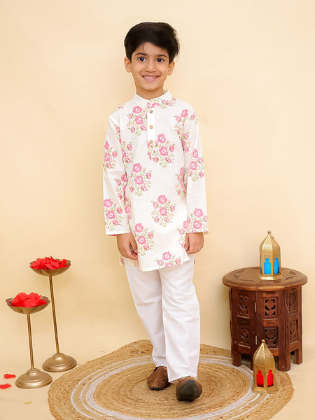 KURTA PAJAMA SET PINK