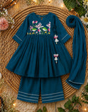 KURTI PANT AND DUPATTA SET💙-S1335