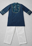 Katha kurta and cotton pajama set-S2297