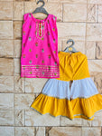 Kurti Sharara Set-S943