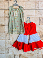 Kurti Sharara Set-S941