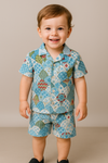 Shirt and Short Set-S1544
