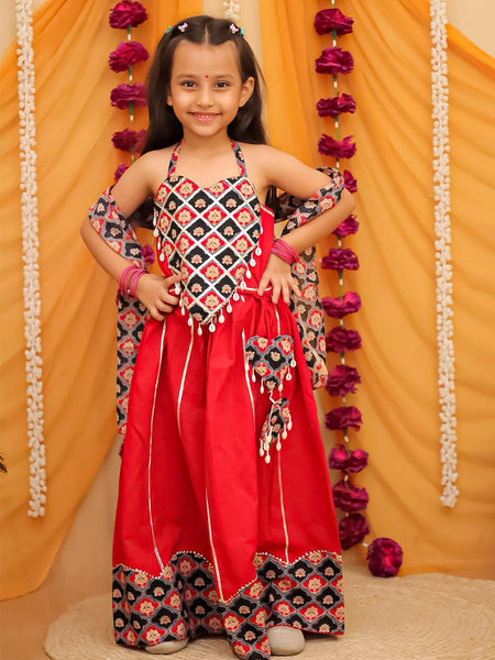 Lehanga Choli And Dupatta Set-S548