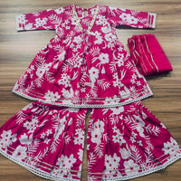KURTI SHARARA WITH DUPATTA SET-S1140