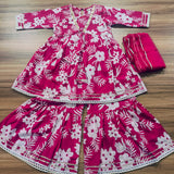 KURTI SHARARA WITH DUPATTA SET-S1140